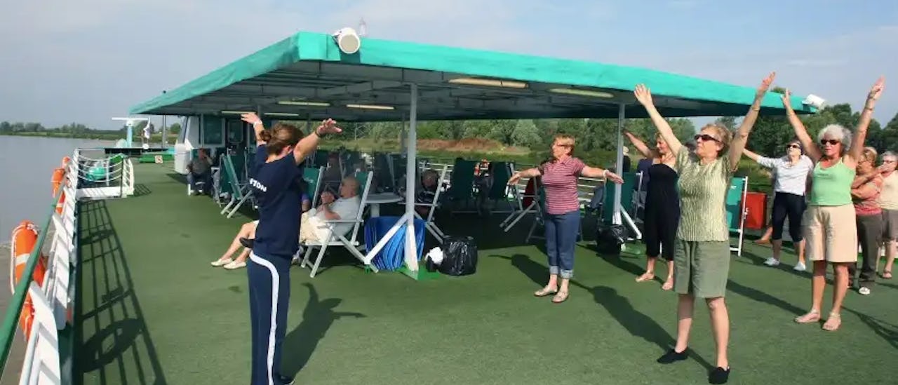 Start your day by joining us for a morning fitness class on the sun deck.
