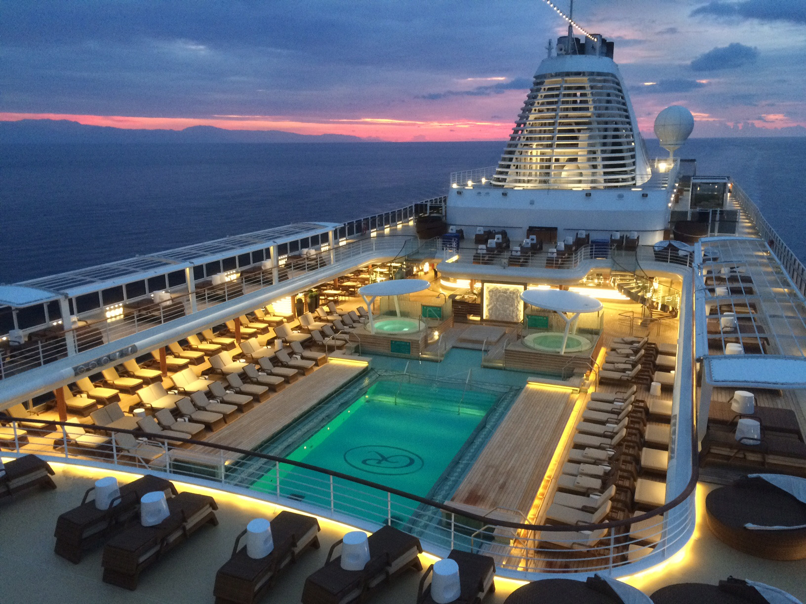 Seven Seas Grandeur, Medelhavet