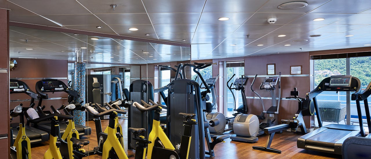 Träna med havsutsikt