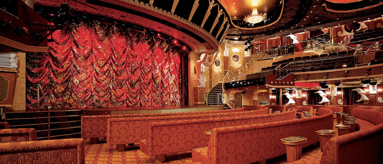 Teatern i väntan på en Las Vegas-inspirerad show