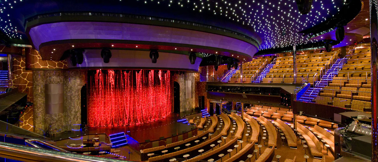 Teatern i väntan på en Las Vegas-inspirerad show