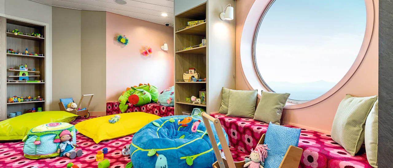 Babyrummet är en särskild plats där vuxna och små gäster kan leka och umgås tillsammans
