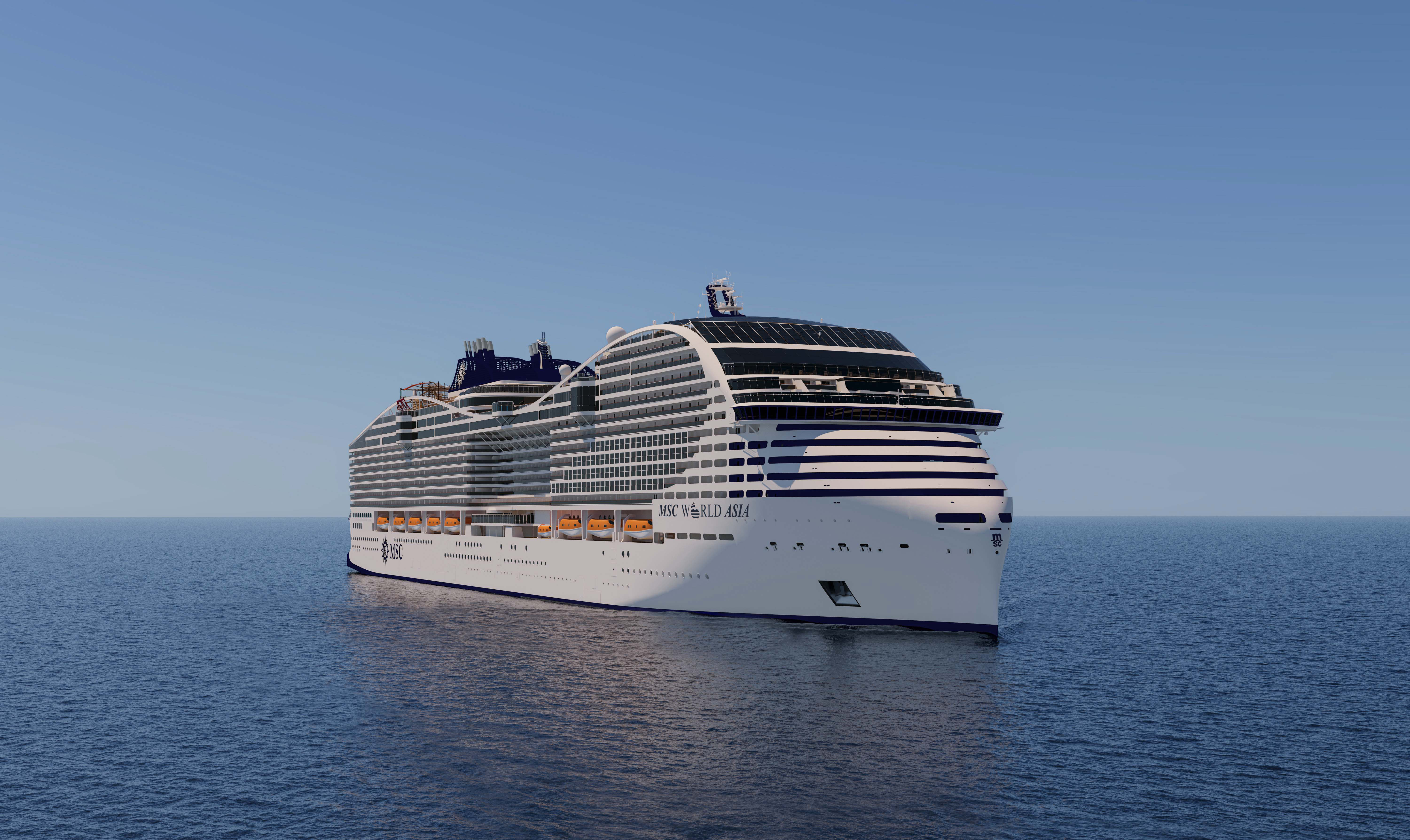 MSC World Asia, Medelhavet