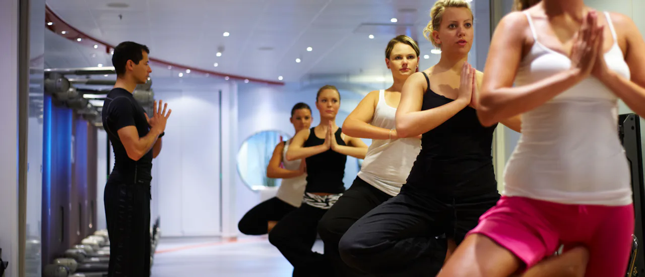 Joga-pass (mot extra kostnad) i gymmet