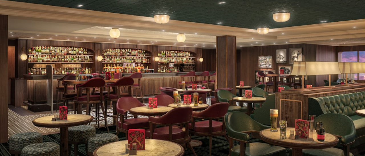The Golden Lion Pub - a klassisk brittisk pub!