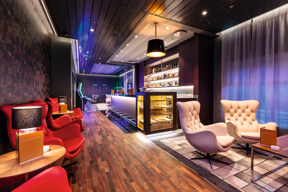 Kasinot välkomnar dig till en elegant loungemiljö