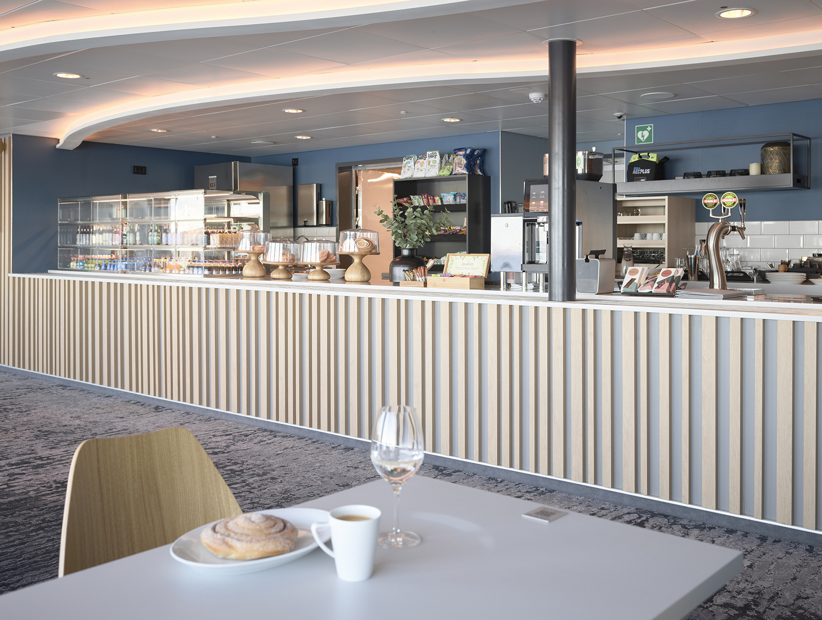 Kaféet Havly är öppet från morgon till kväll