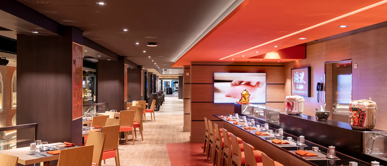 Sushi- och teppanyaki-restaurangen Kaito