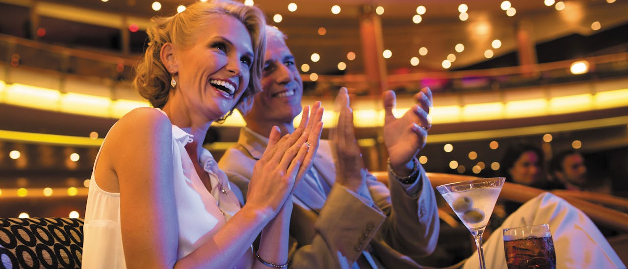 Las Vegas-inspirerade shower i teatern