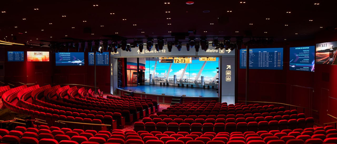 Njut av fantastiska familjeföreställningar i tvåvånings Headliner's Theatre
