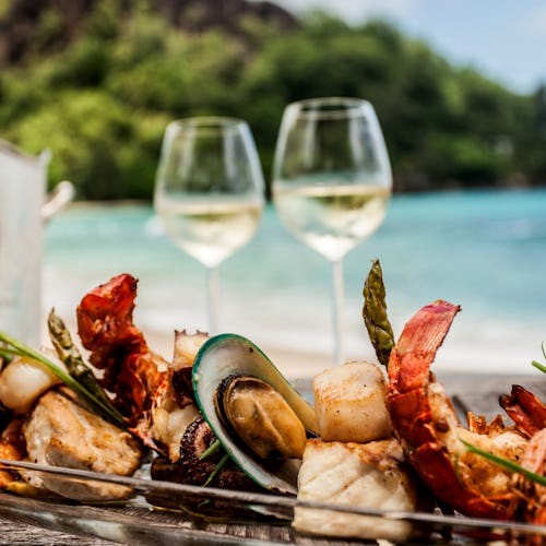 Curaçao - Seafood at beach