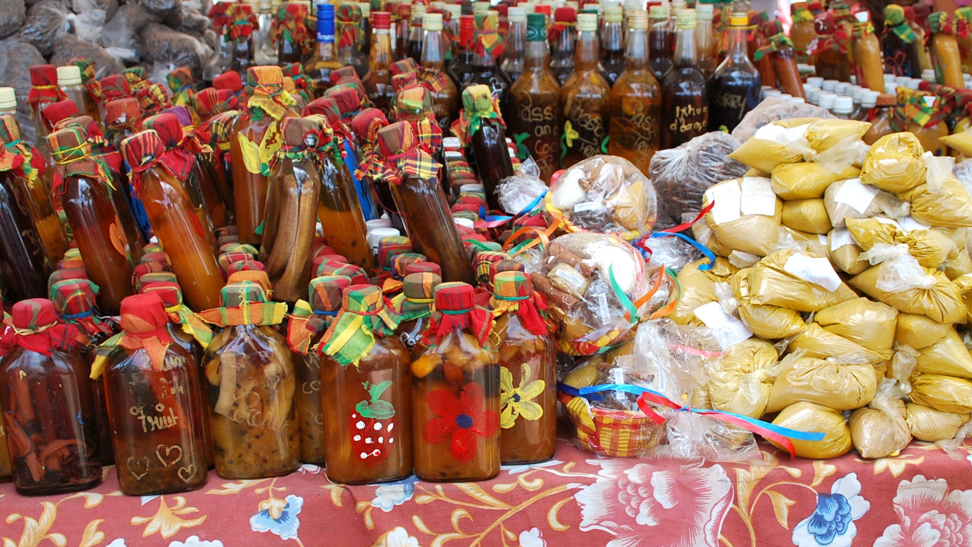 Marknad i Philipsburg, St.Martin