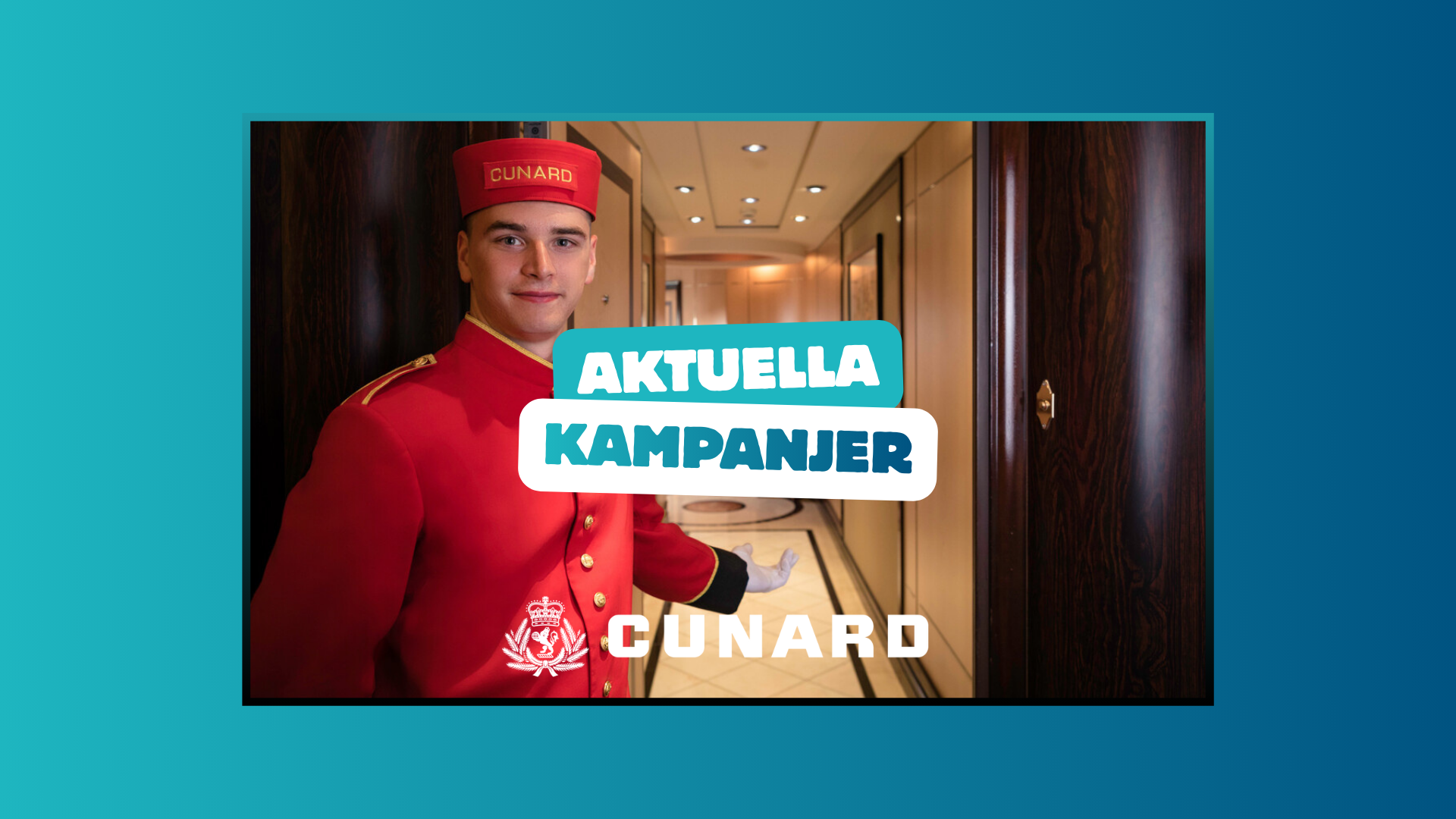 Cunard aktuella kampanjer hos Kryssningar.se
