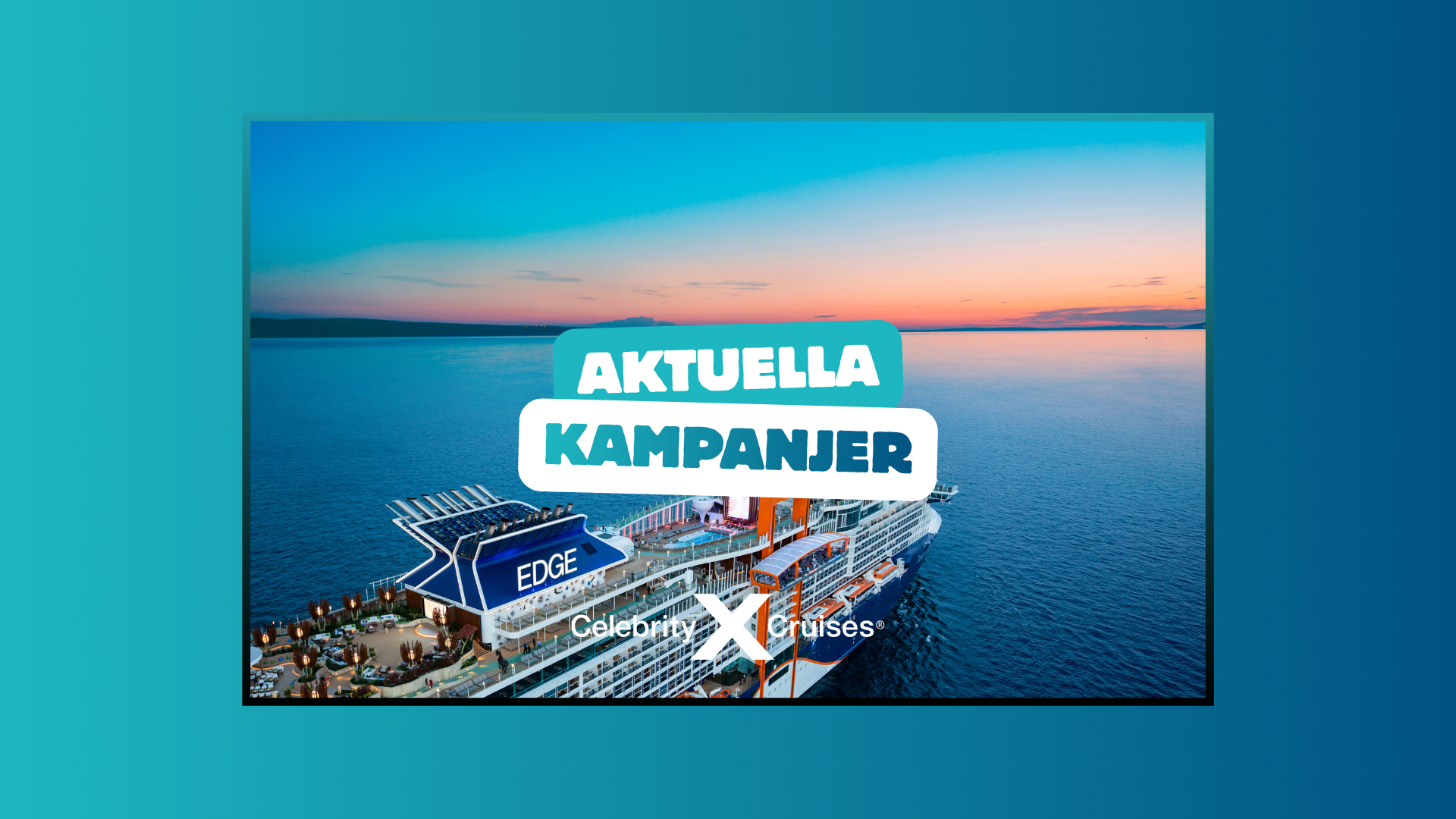 Celebrity Cruises aktuella kampanjer hos Kryssningar.se
