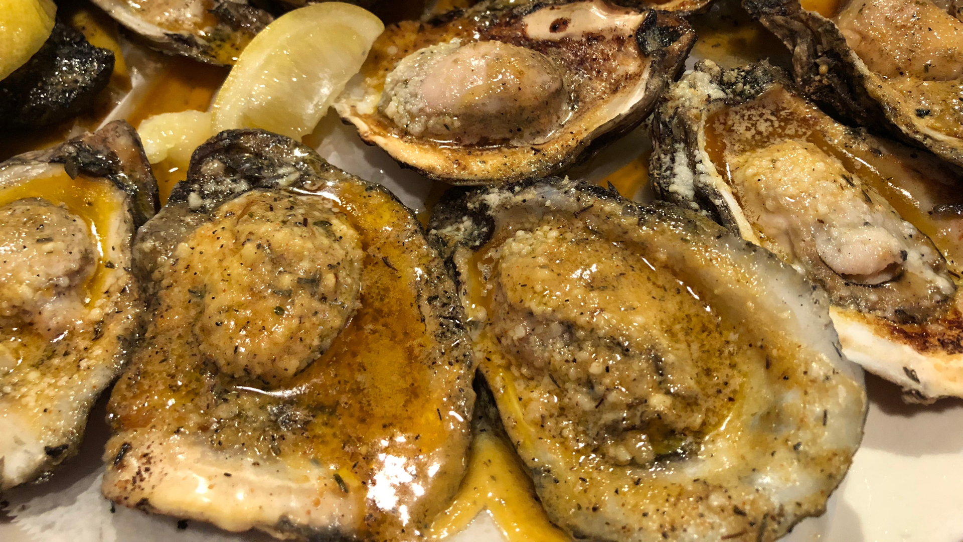 Charbroiled Oysters