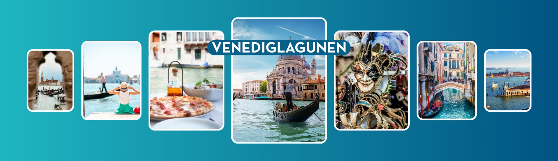 Flodkryssning på Venediglagunen