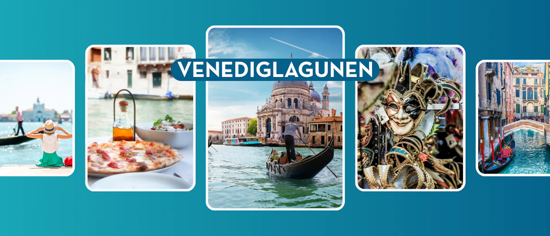 Flodkryssning på Venediglagunen