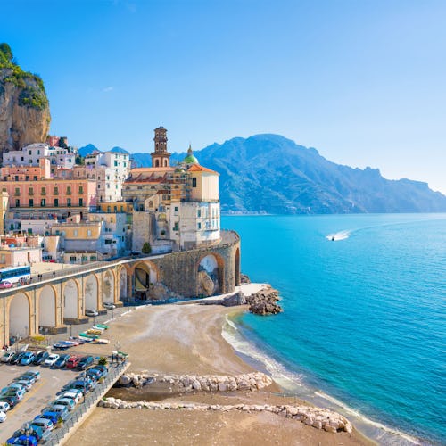 Dramatiskt vacker natur