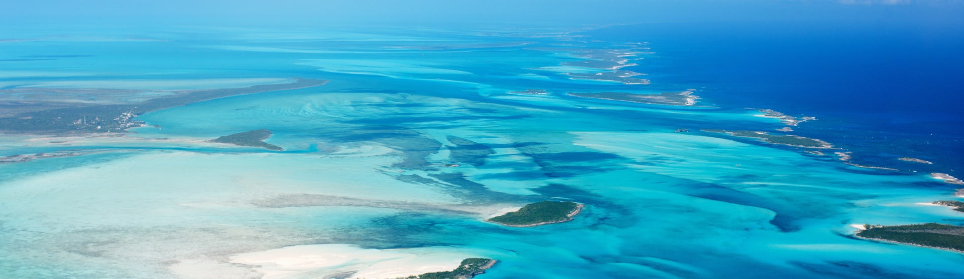 Flygfoto av Bahamas