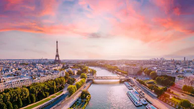 Flodkryssning på Seine med Paris och Normandie