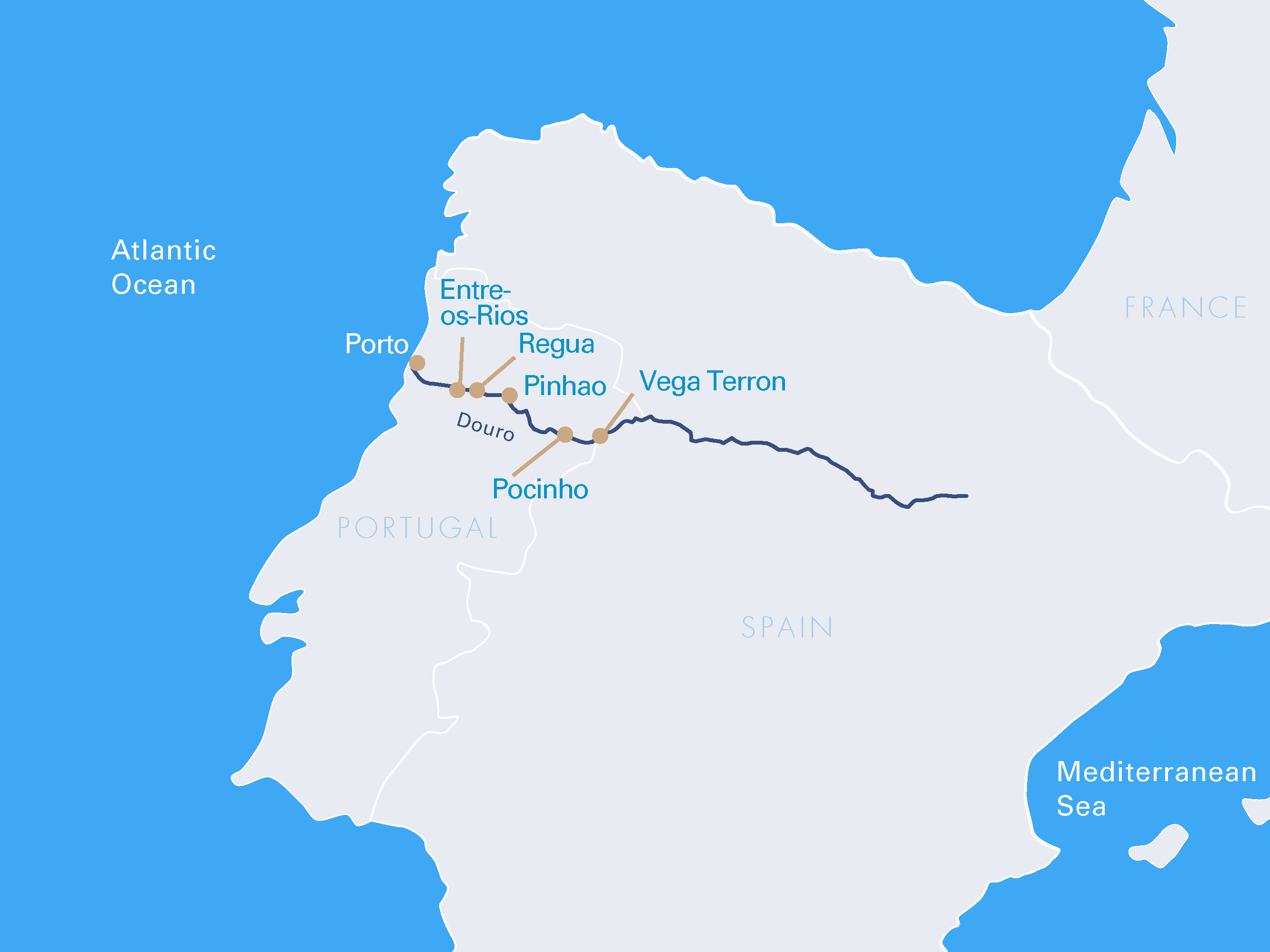 Karta Douro